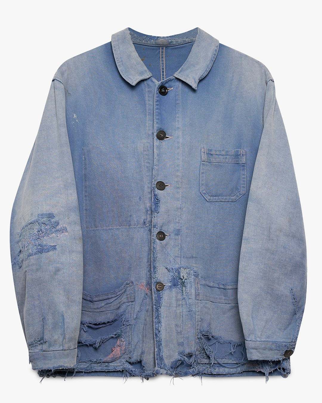 Distressed French Chore Jacket