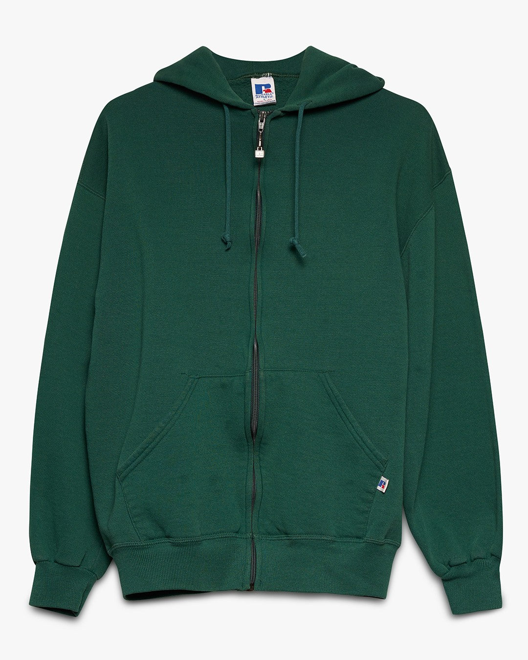 Russell Green Zip-Up Sweatshirt