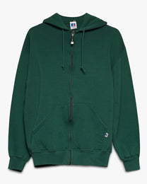 Russell Green Zip-Up Sweatshirt