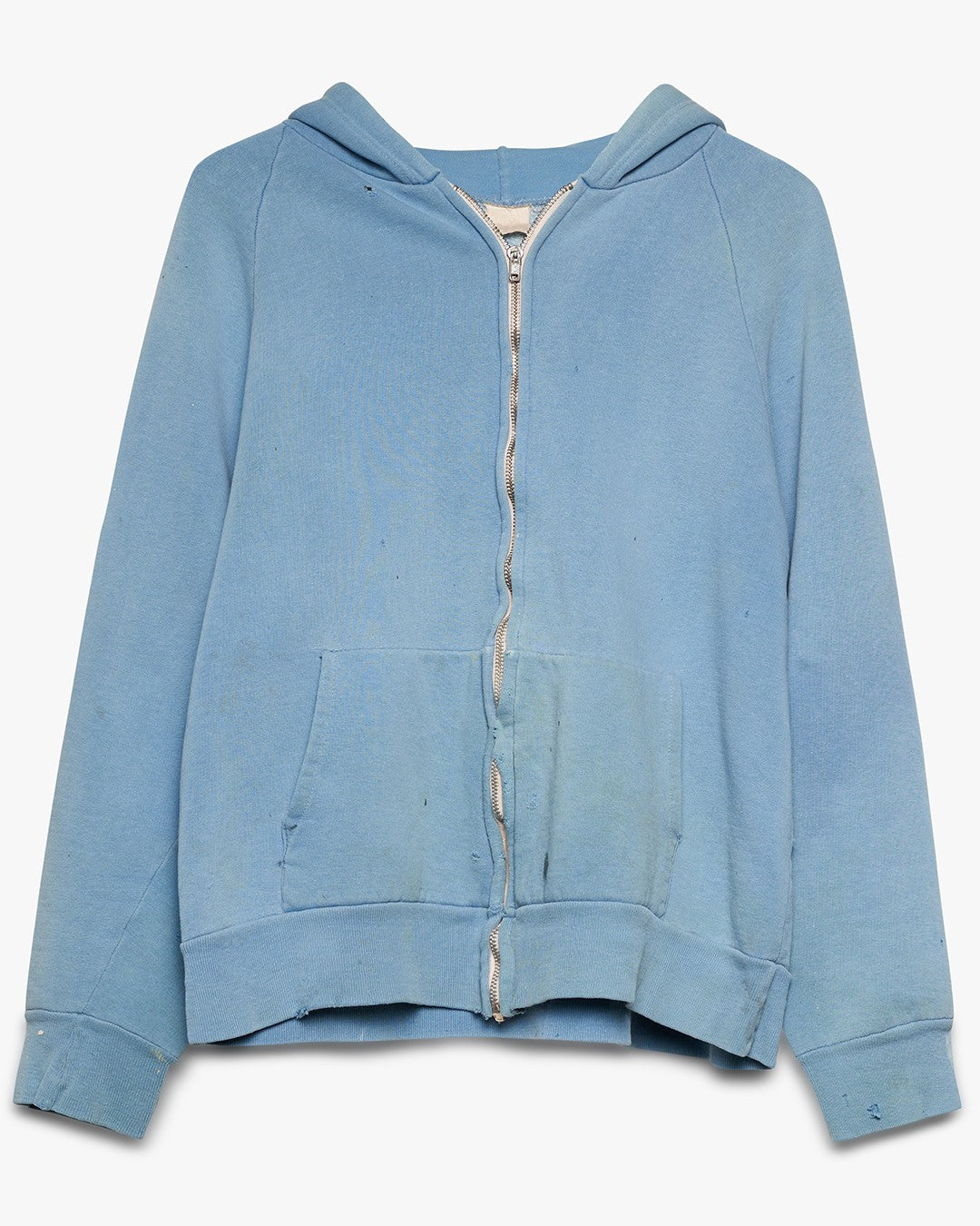 Light Blue Zip-Up Sweatshirt