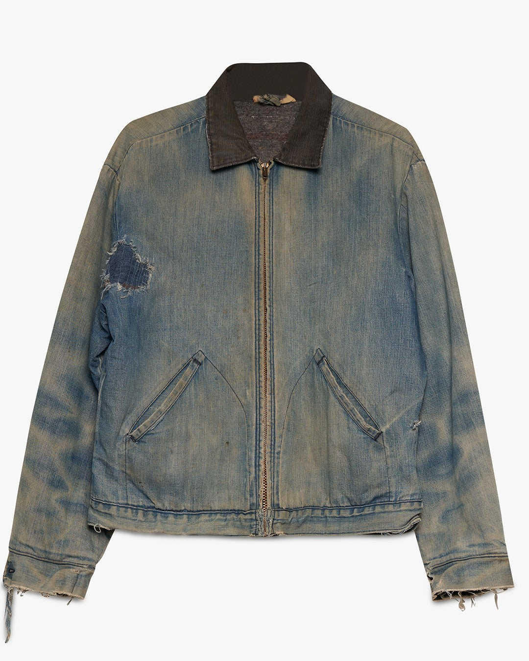 Faded Blanket Lined Denim Jacket