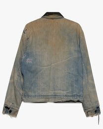 Faded Blanket Lined Denim Jacket