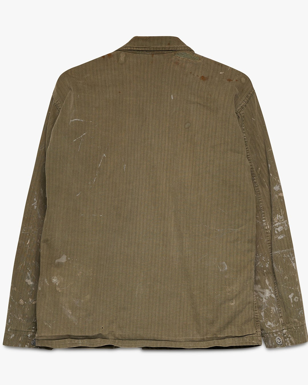 Painted Military Button Down Jacket