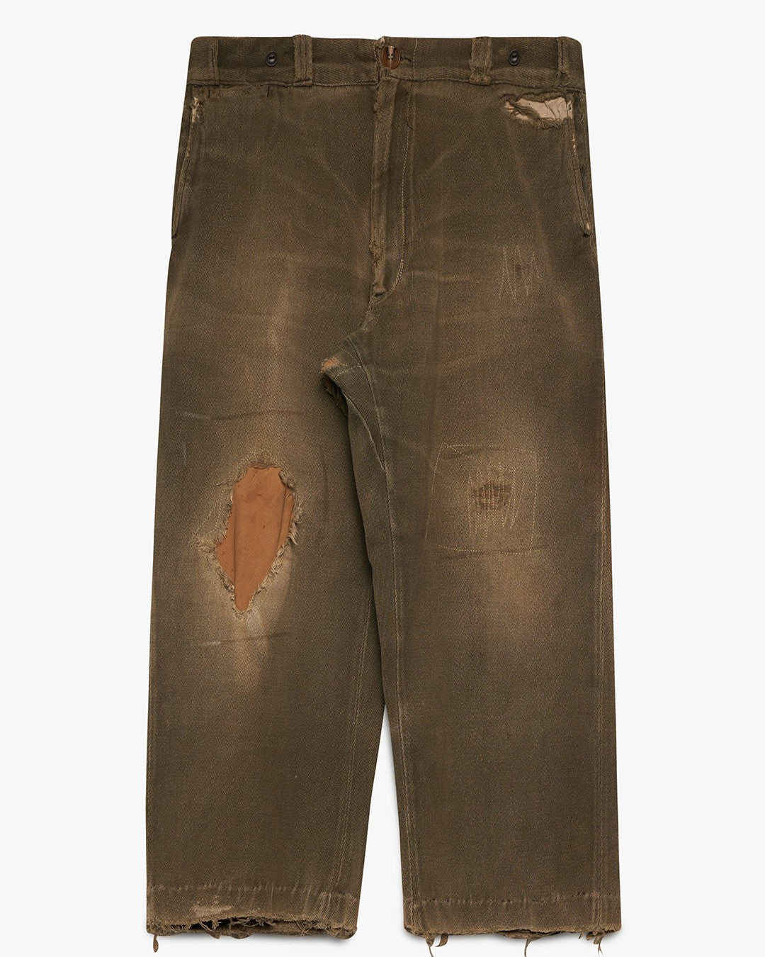 Faded Green Whipcord Pants