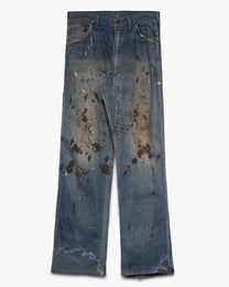 Stained Denim Carpenter Jeans