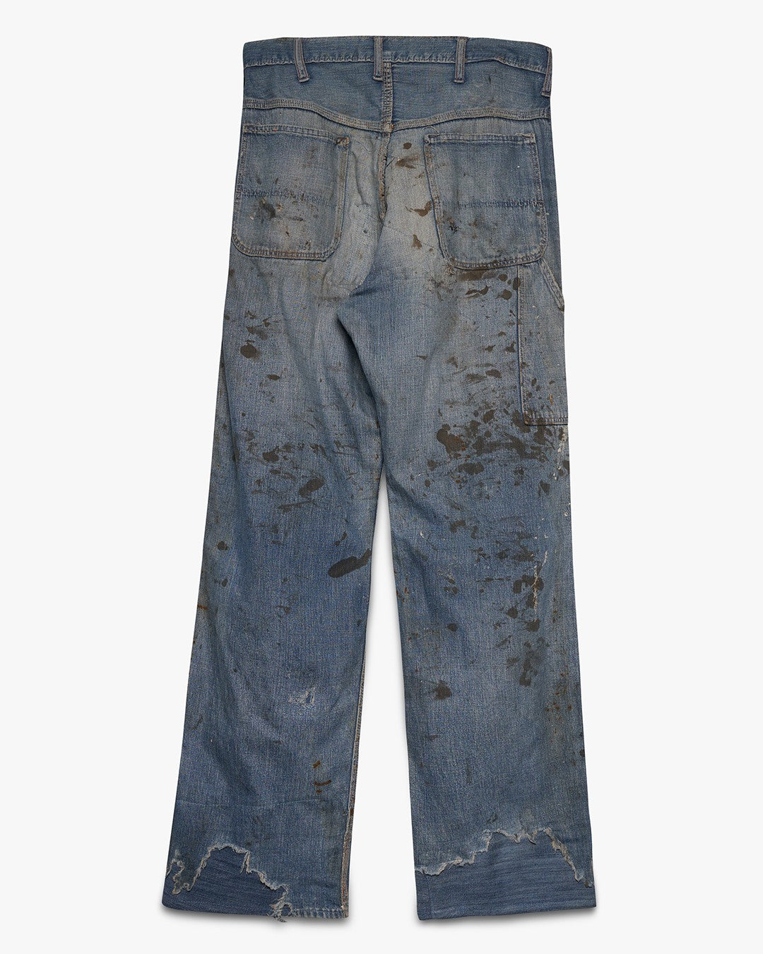 Stained Denim Carpenter Jeans
