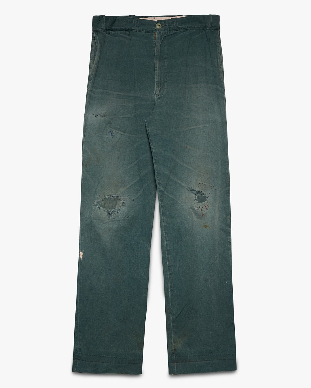 Faded Emerald Green Chinos
