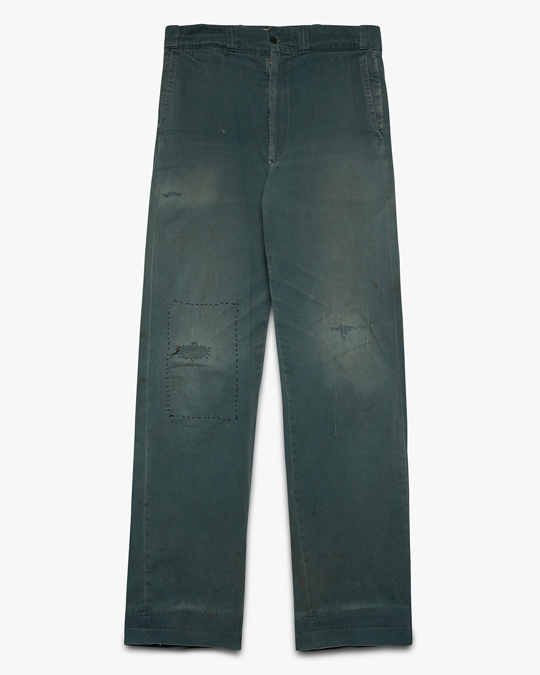 Faded Emerald Green Chinos