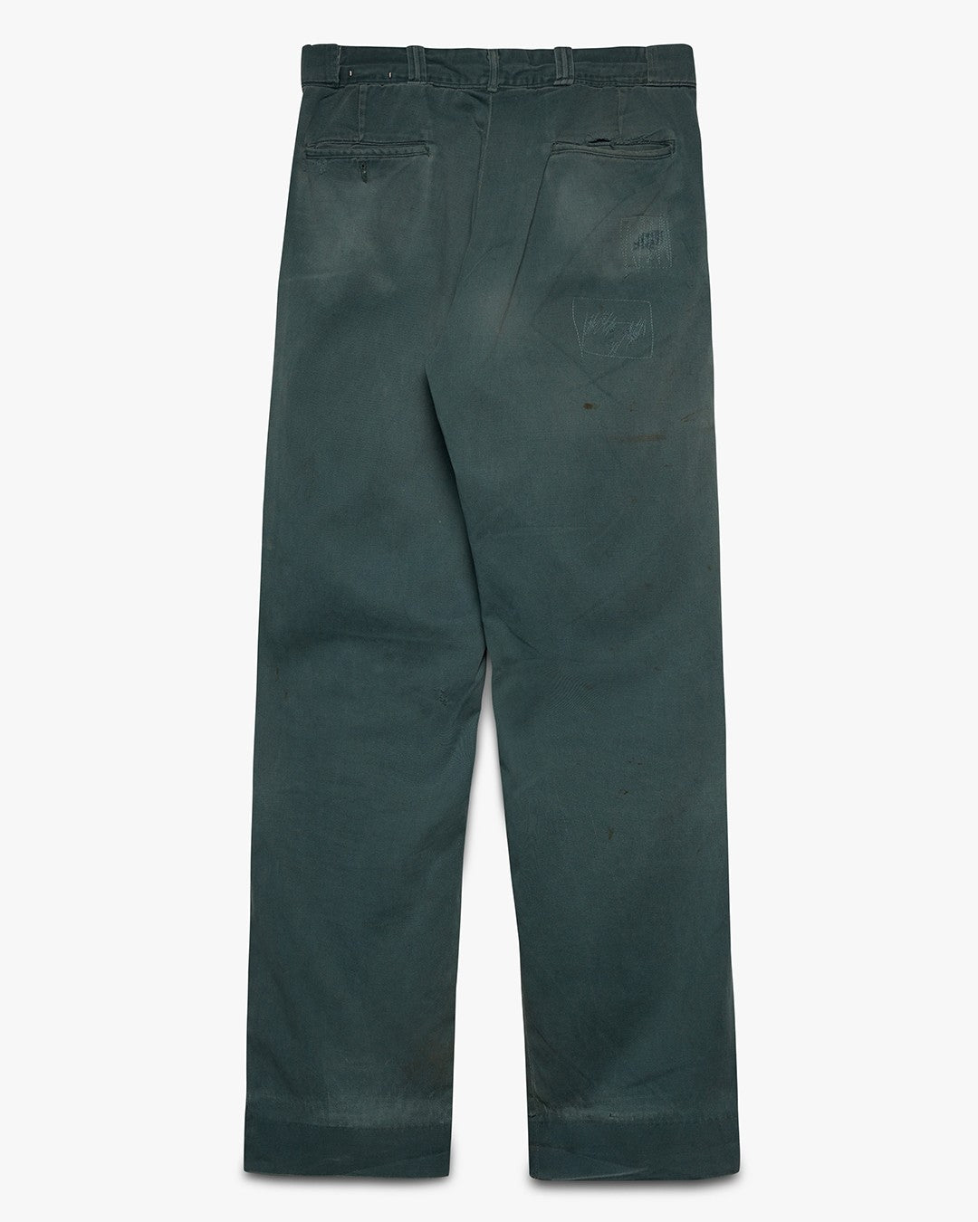 Faded Emerald Green Chinos