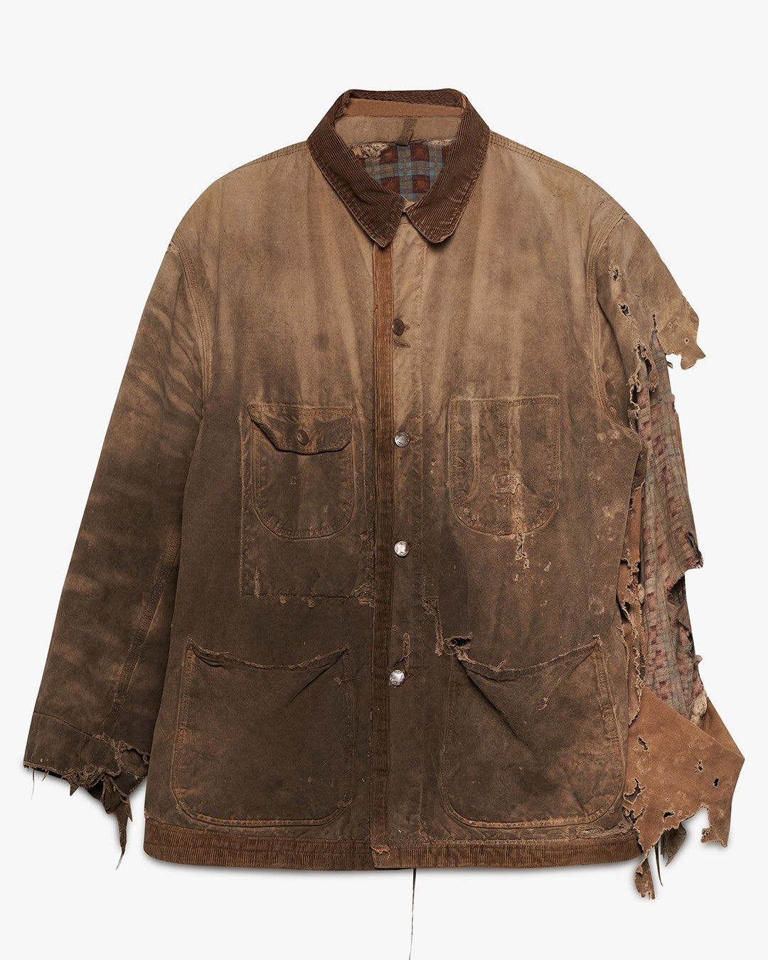 Oil/Dirt Stained Tan Chore Coat