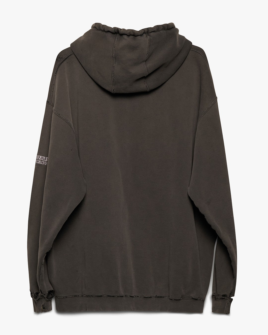 Thrashed &amp; Faded Hooded Sweatshirt