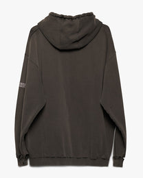 Thrashed &amp; Faded Hooded Sweatshirt