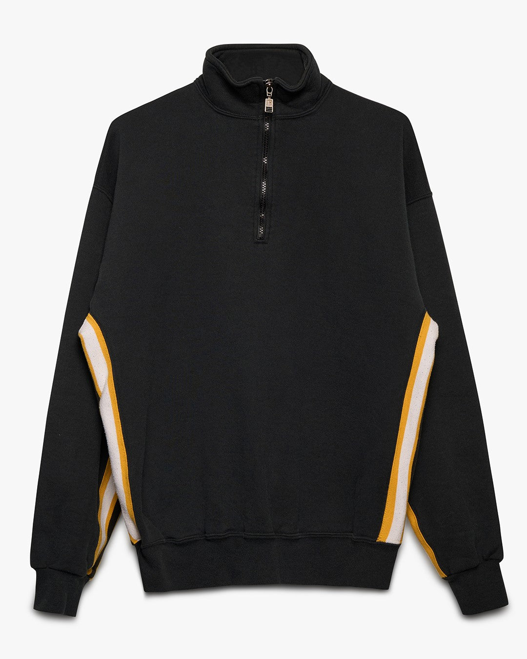 Striped Russell Quarter Zip Sweatshirt