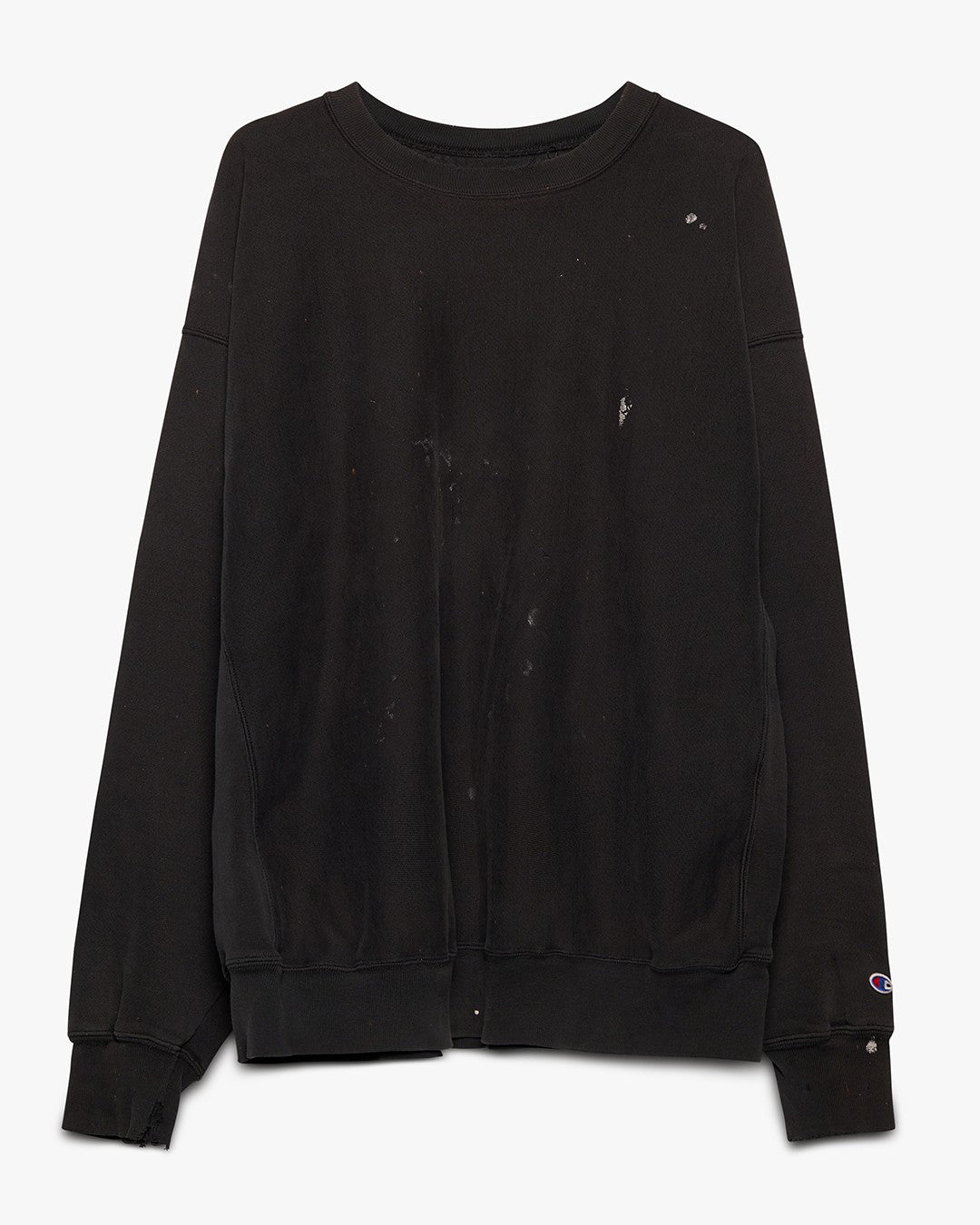 Painted &amp; Stained Reverse Weave Sweatshirt