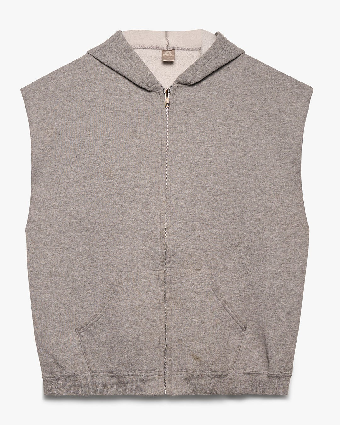 Sleeveless Zip Up Sweatshirt