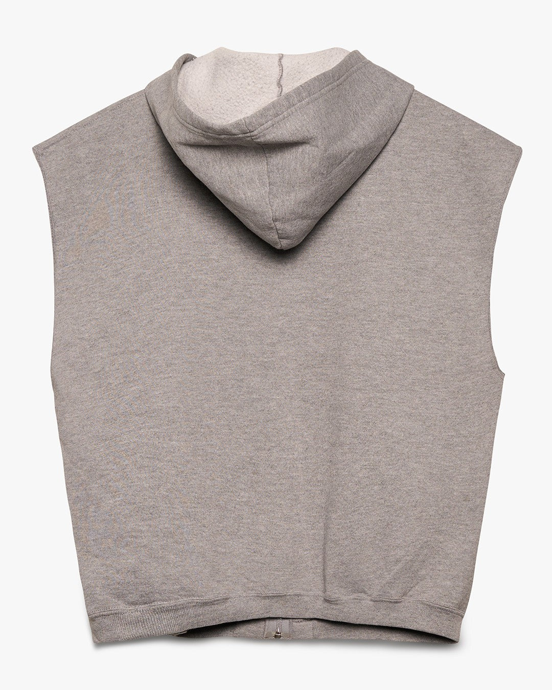 Sleeveless Zip Up Sweatshirt