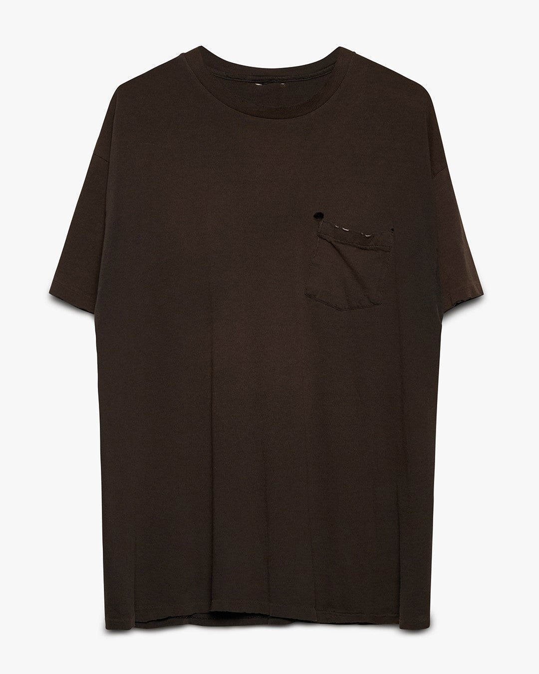 Distressed &amp; Faded Pocket Tee