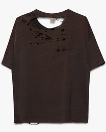 Distressed &amp; Faded Pocket Tee
