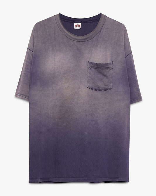 Faded Navy Blue Blank Tee