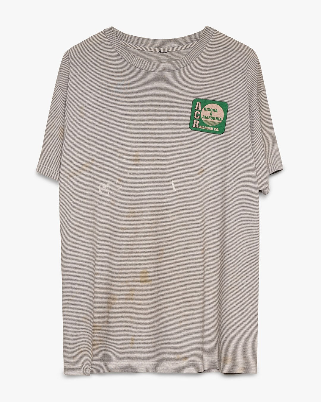 Striped ACR Stained Tee