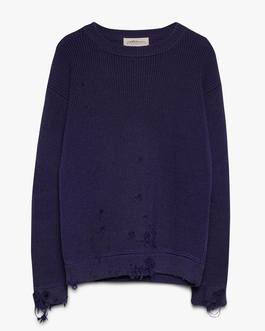Distressed Purple Patagonia Knit