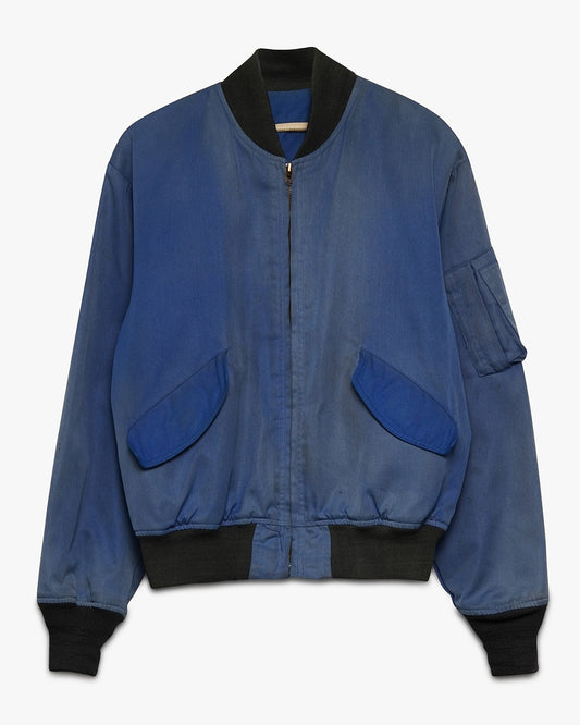 Faded Blue Nasa Bomber Jacket