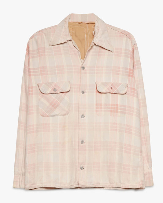 Faded/Distressed Pink Cotton Flanel