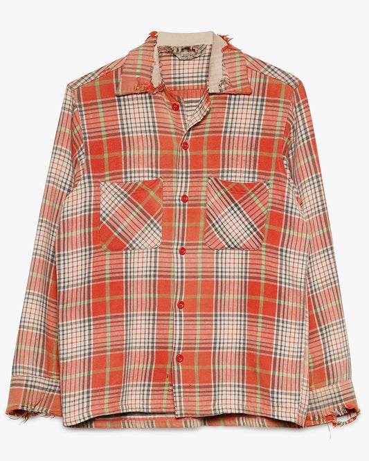 Distressed Sportwear Cotton Flannel