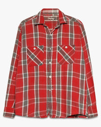 Red/Grey Cotton Flannel