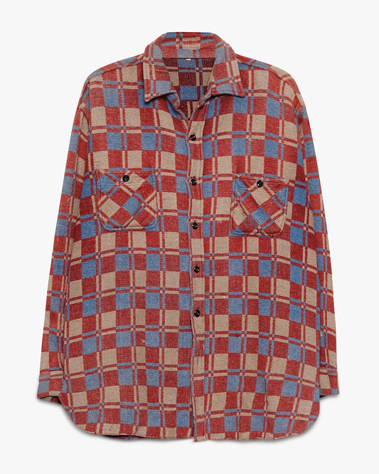 Red/Blue Thick Cotton Flannel
