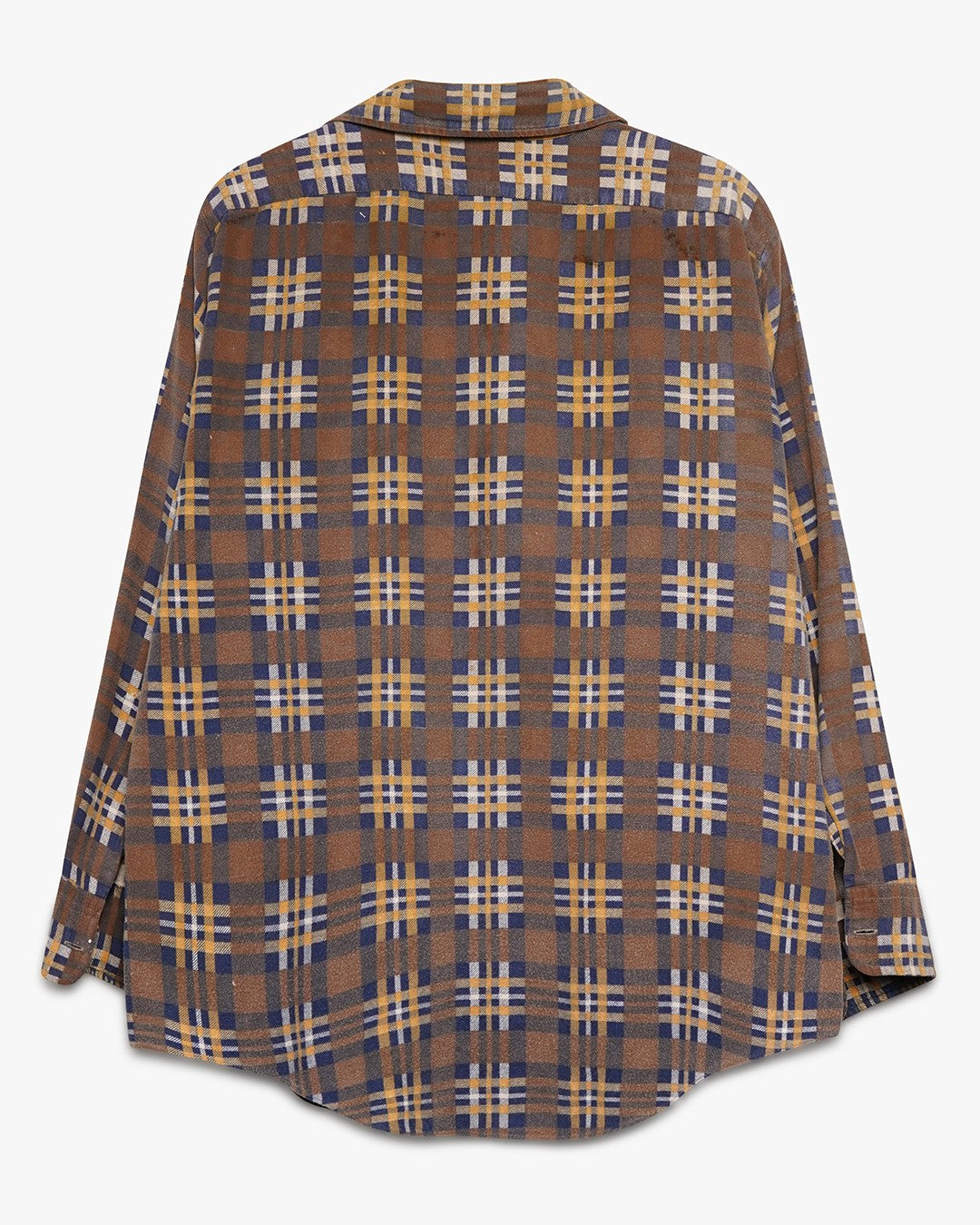 Brown JC Penney's Printed Big Mac Flannel