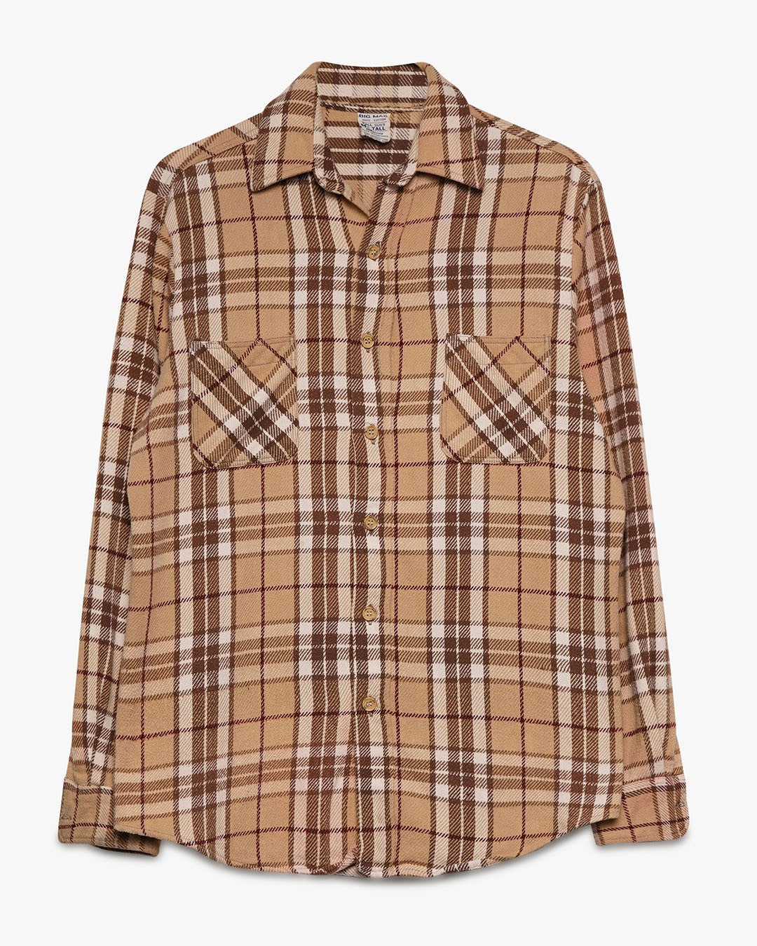 Beige/Brown Big Mac Cotton Flannel
