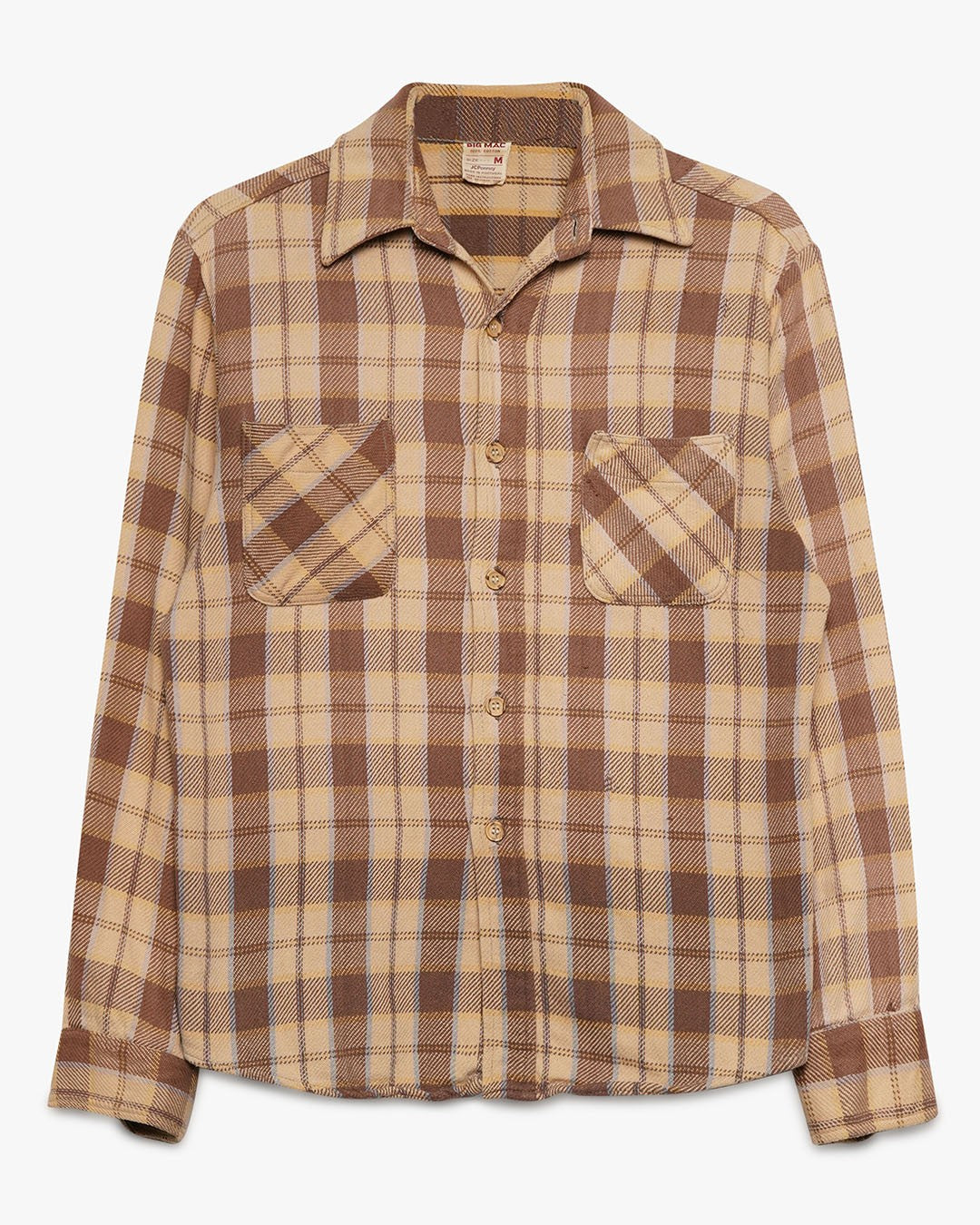 Beige/Brown/Light Blue Big Mac Cotton Flannel