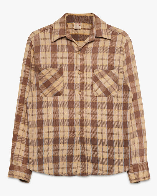 Beige/Brown/Light Blue Big Mac Cotton Flannel