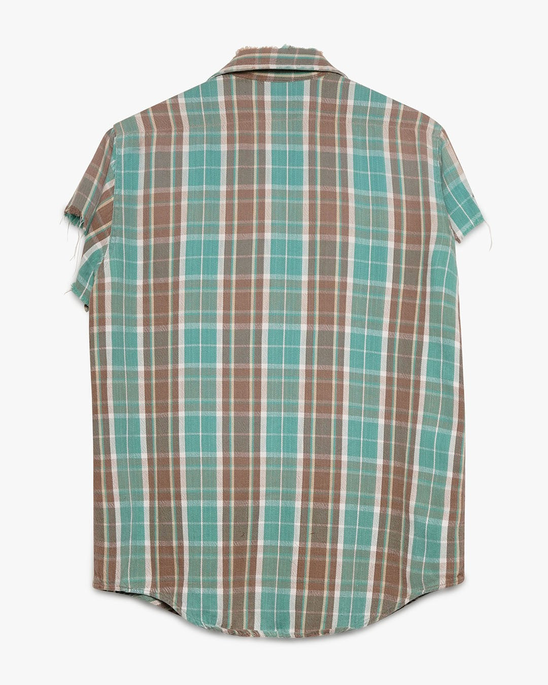 Green/Grey Short Sleeve Big Mac Flannel