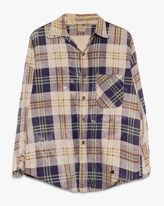 Purple/Green Polar Printed Flannel