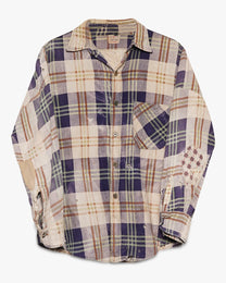 Purple/Green Polar Printed Flannel