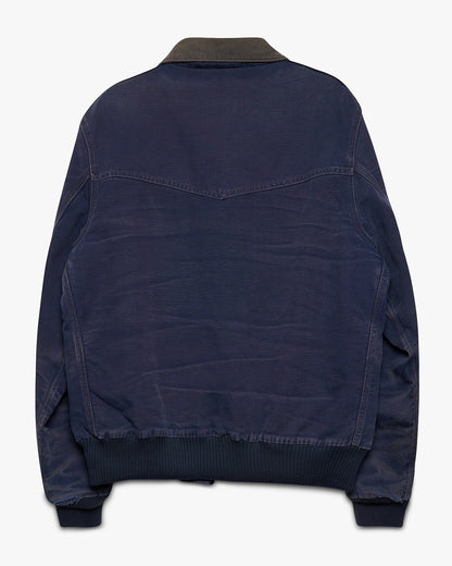 Navy Metal Clasp Carhartt Jacket
