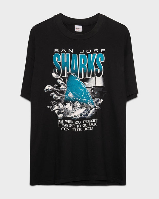 Jet Black Sharks Tee