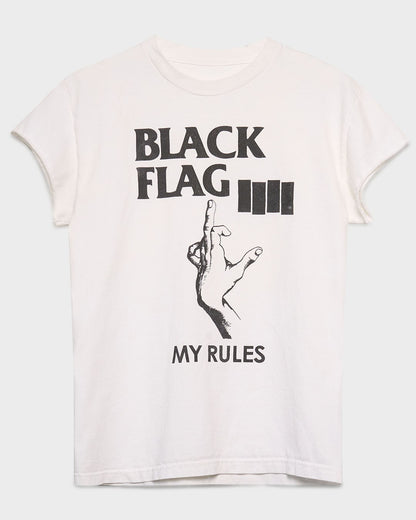 Black Flag My Rules Tee