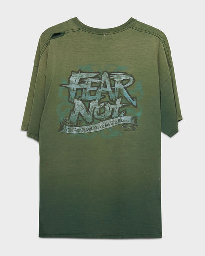 Faded Green No Fear Tee