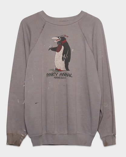Penguin Party Animal Raglan