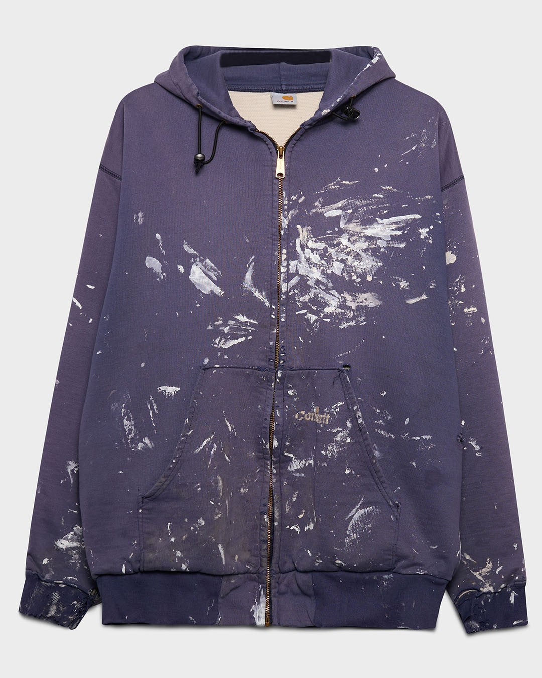 Painted Carhartt Thermal Lined Zip-Up Hoodie