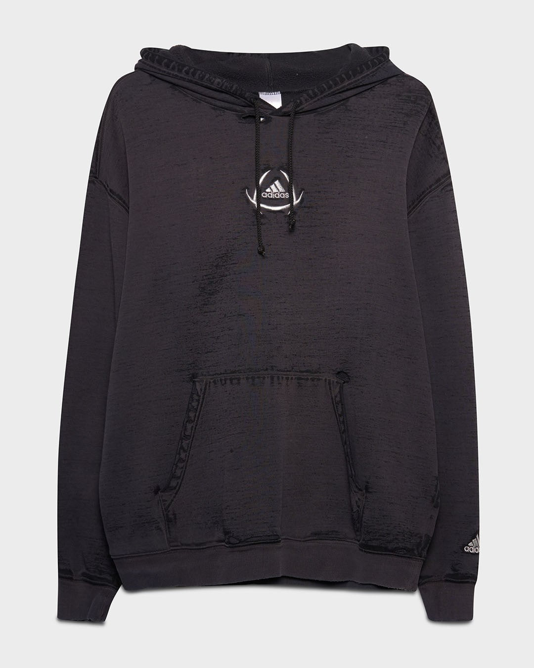 Faded & Distressed Adidas Hoodie