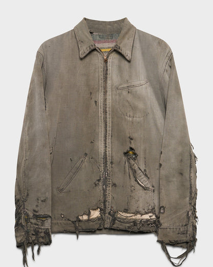 Faded/Distressed Black Whipcord Jacket