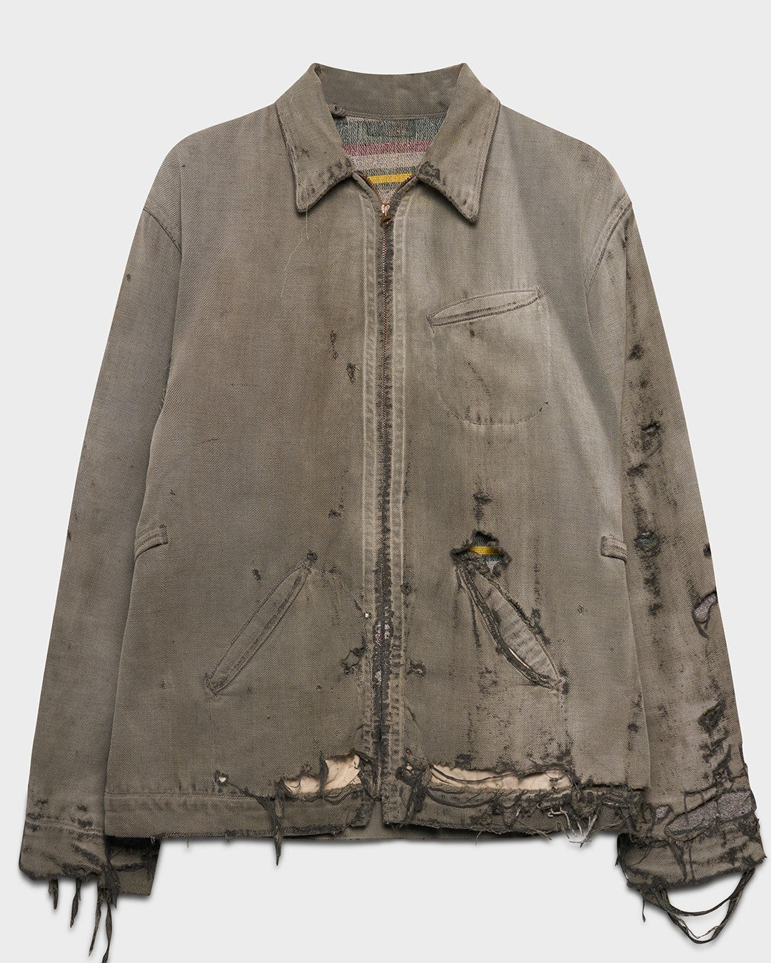 Faded/Distressed Black Whipcord Jacket