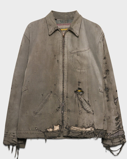 Faded/Distressed Black Whipcord Jacket