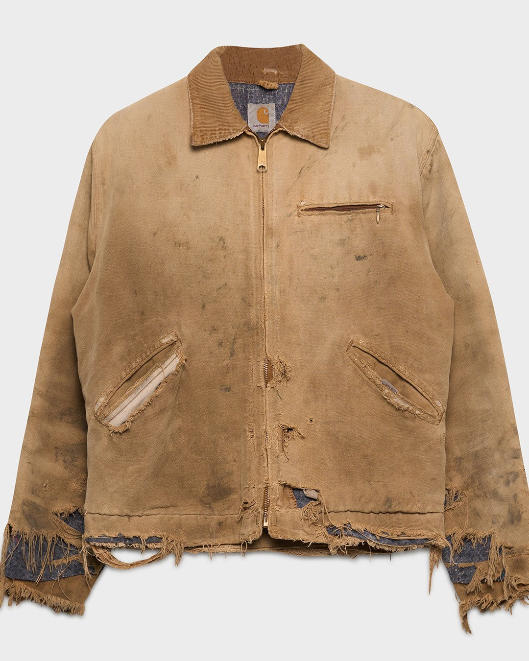 Thrashed Tan Carhartt Detroit Jacket