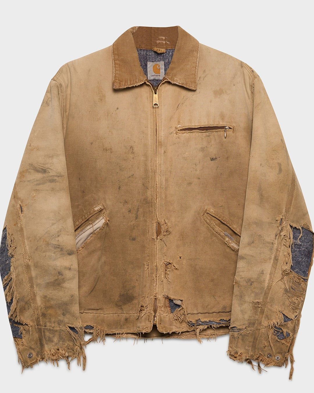 Thrashed Tan Carhartt Detroit Jacket