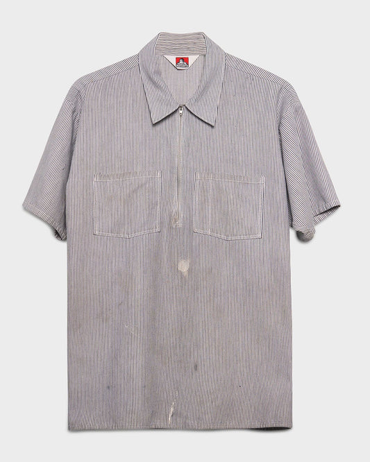 Distressed Hickory Stripe Ben Davis Top